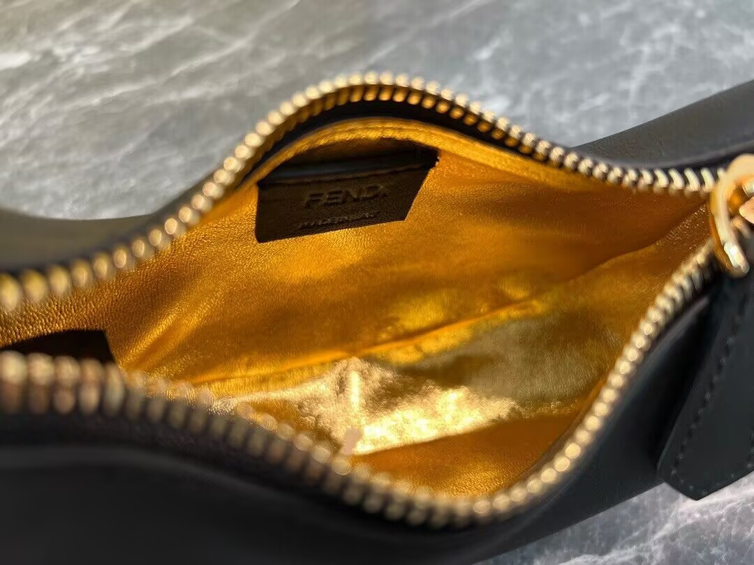 F**di nano F**digraphy hobo bag 14x5x16.5cm