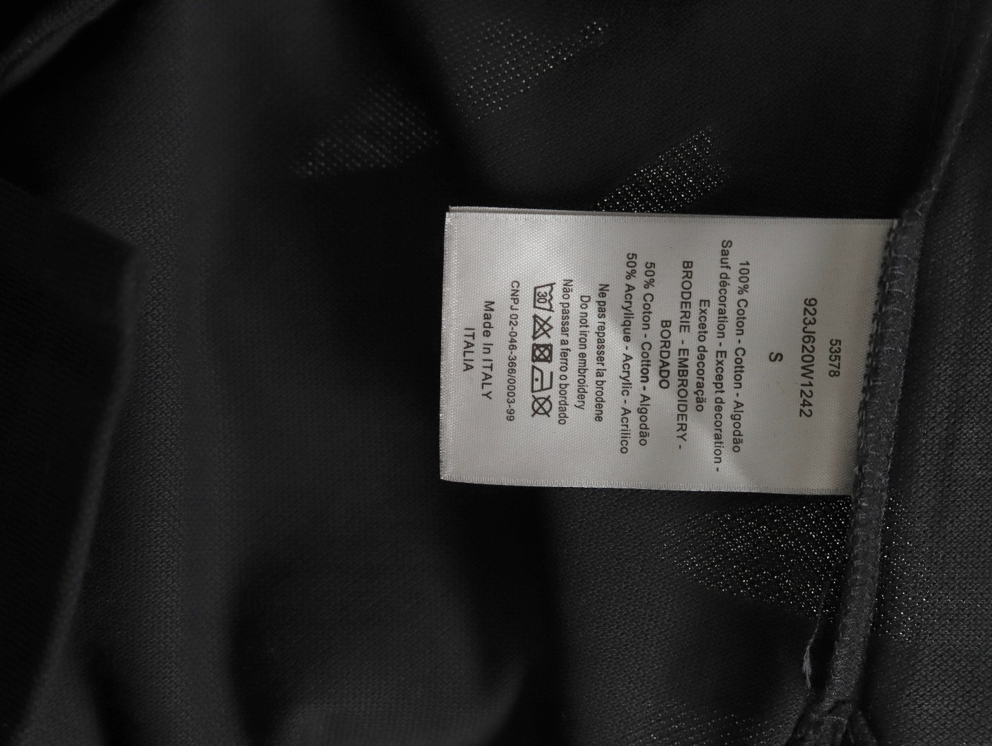 D*or 22ss short-sleeved polo shirt