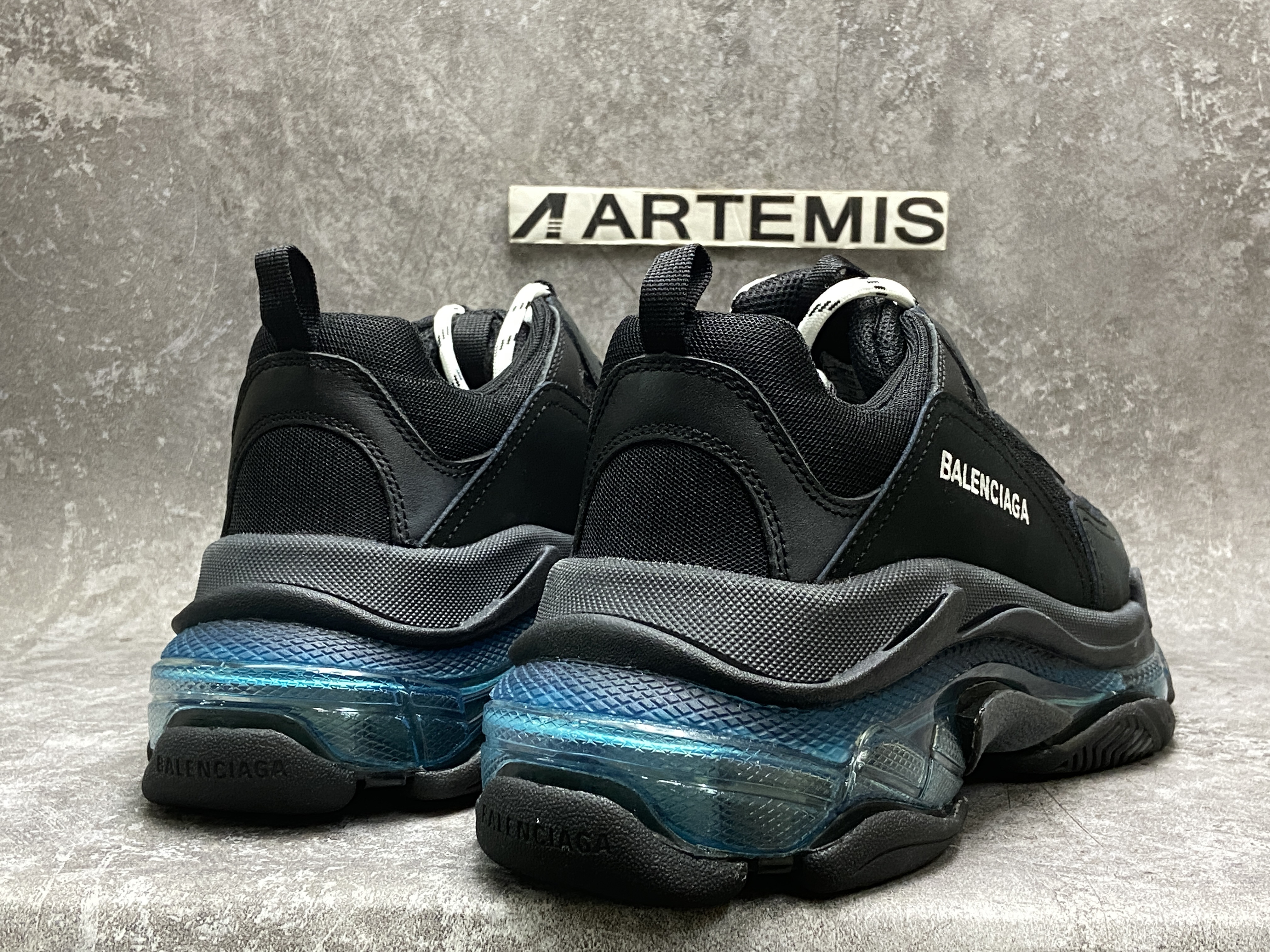 Balenciga Triple S Black Blue