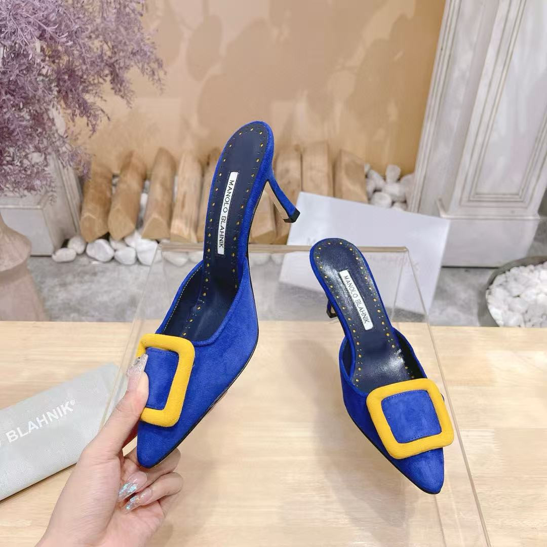 UA Manolo Blahnik Mules 7.5cm