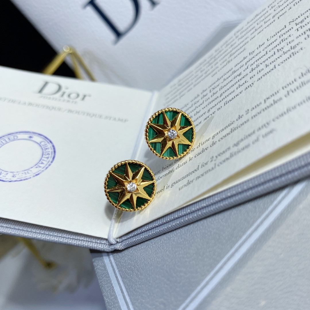 D*or compass stud earrings