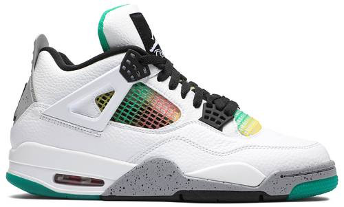 Air Jordan 4 Retro Lucid Green Rasta