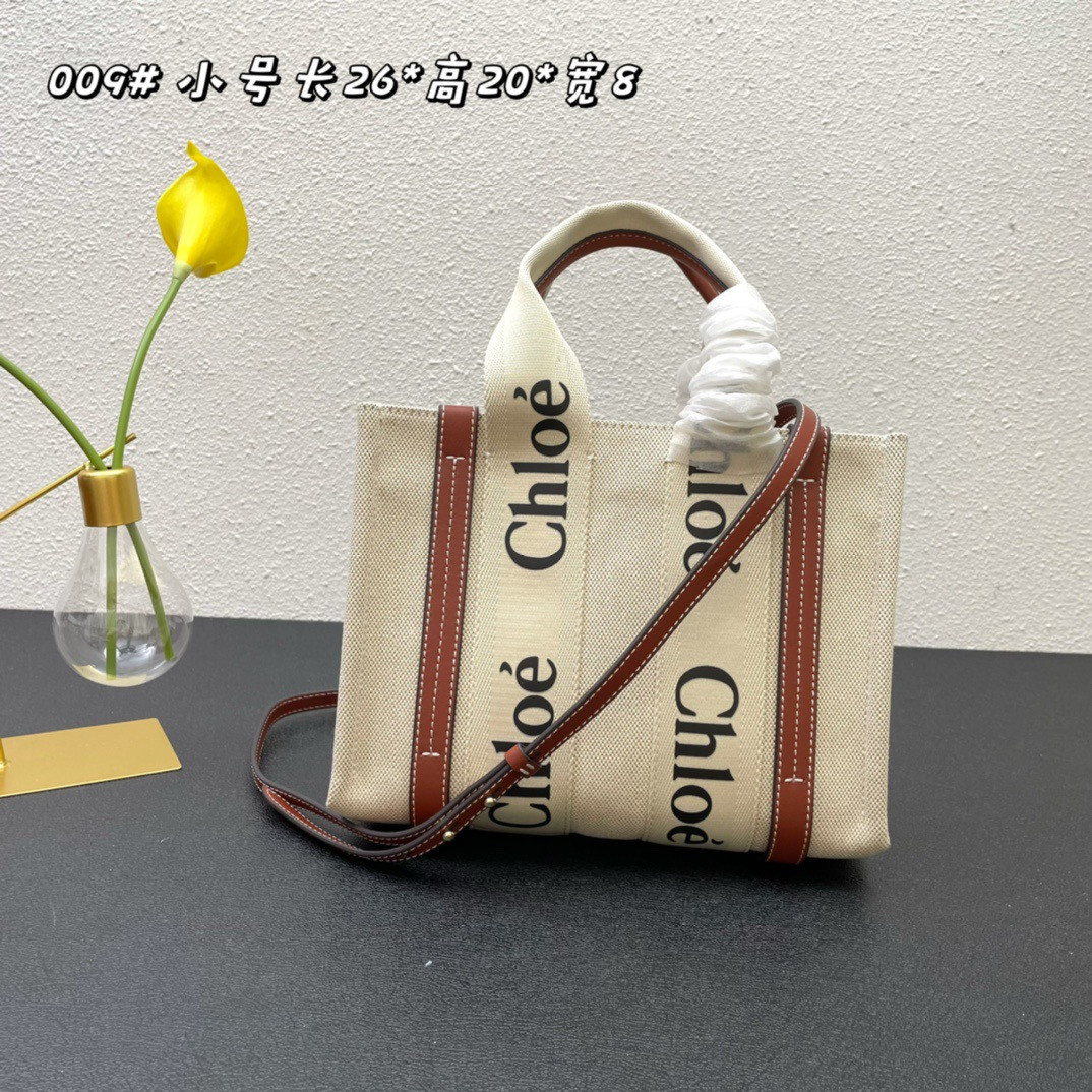 Chloé Woody Tote Bag 26×20×8cm