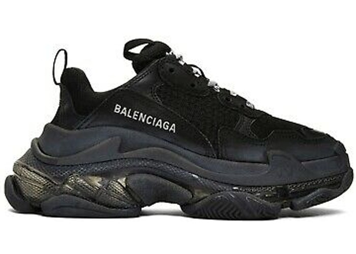Balenciga Triple S Black Clear Sole