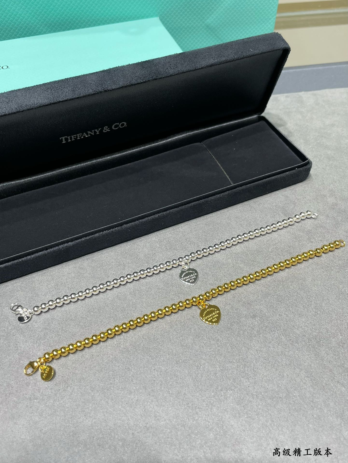 T*f*ny & co. beads & hearts bracelet ag925