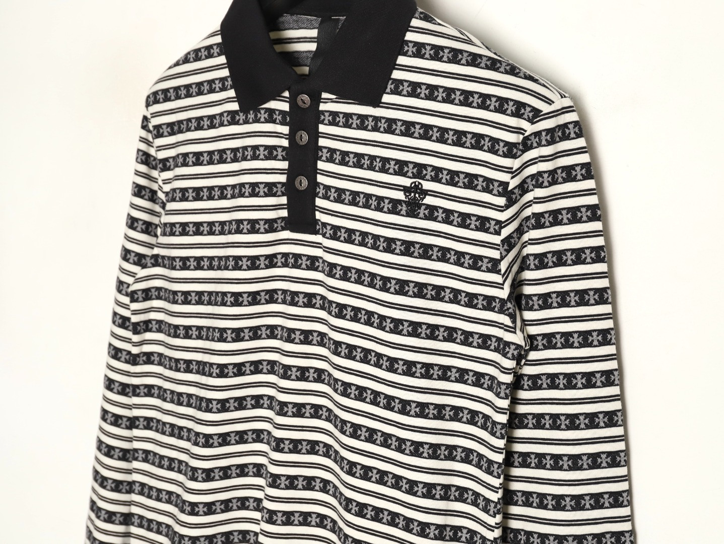 Ch**me He**ts 25fw polo shirt