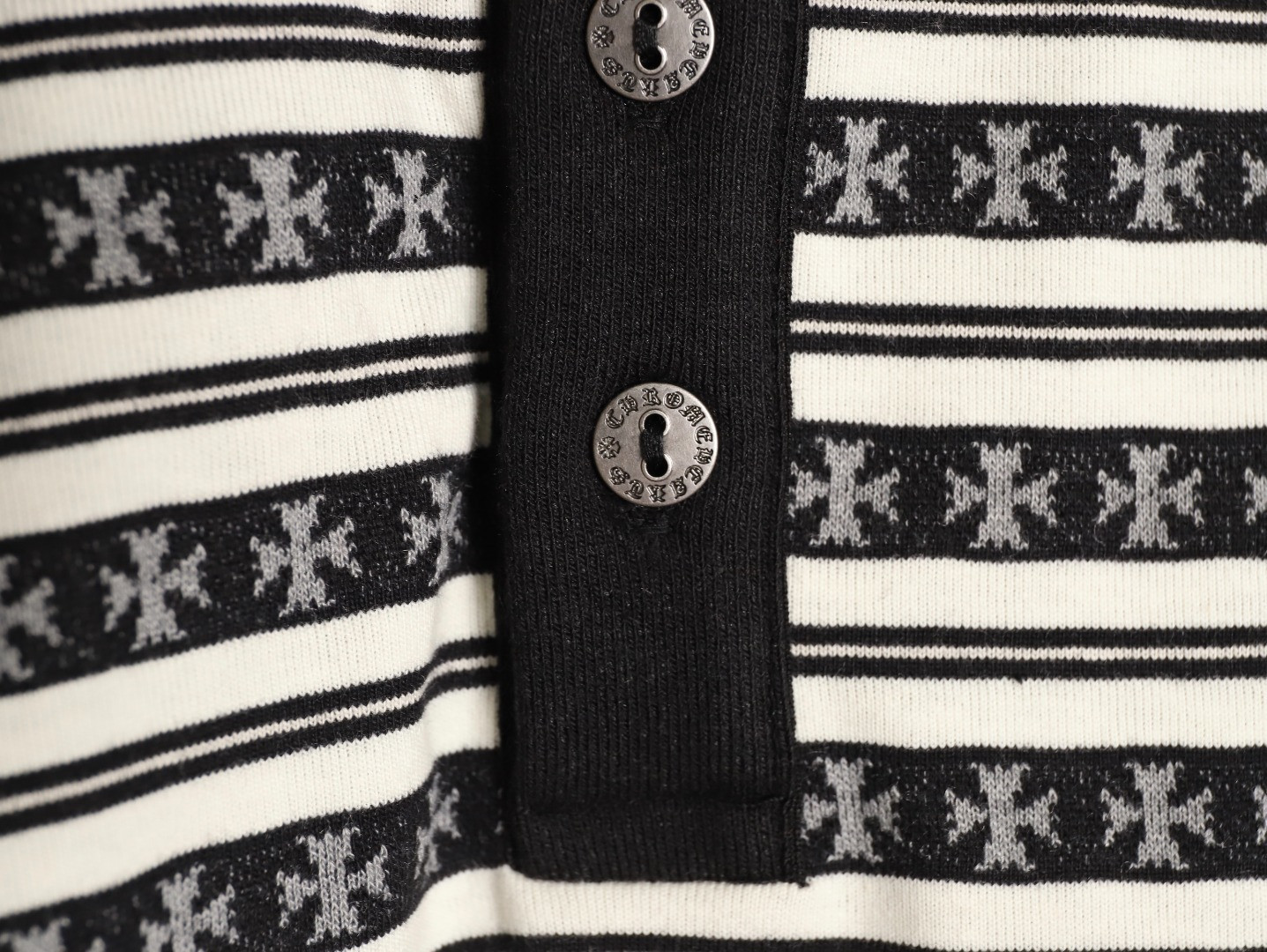 Ch**me He**ts 25fw polo shirt