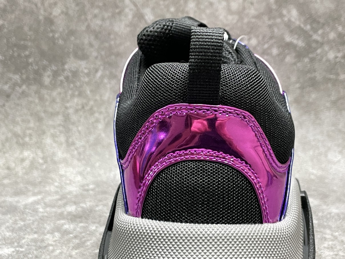 Balenciga Triple S Sneaker Bright Purplish Red