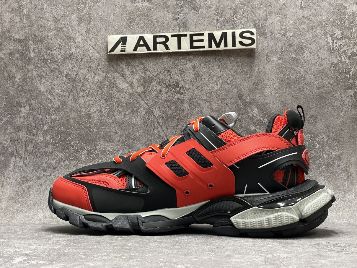 Balenciga Track Sneaker Orange Black