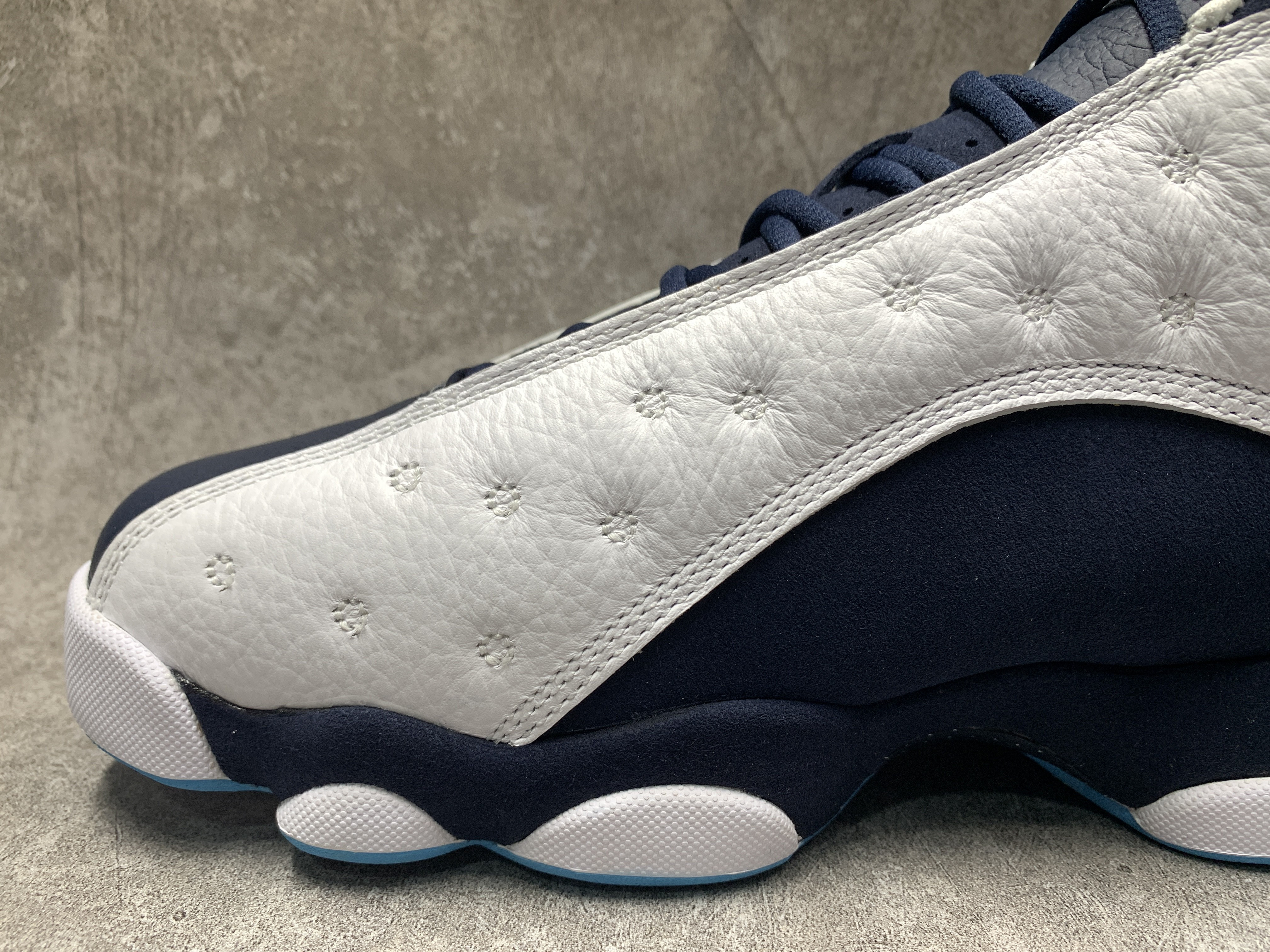 Jordan 13 Retro Obsidian Powder Blue White