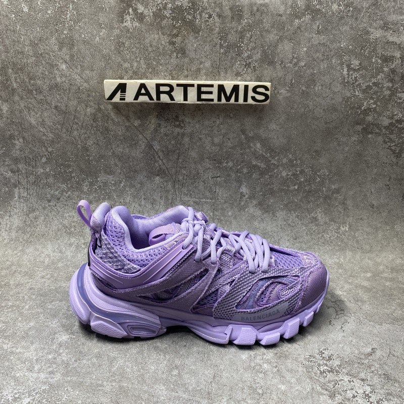 Balenciga Track Sneaker in Light Purple
