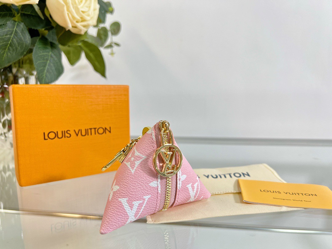 LV BERLINGOT BAG CHARM AND KEY HOLDER M00669