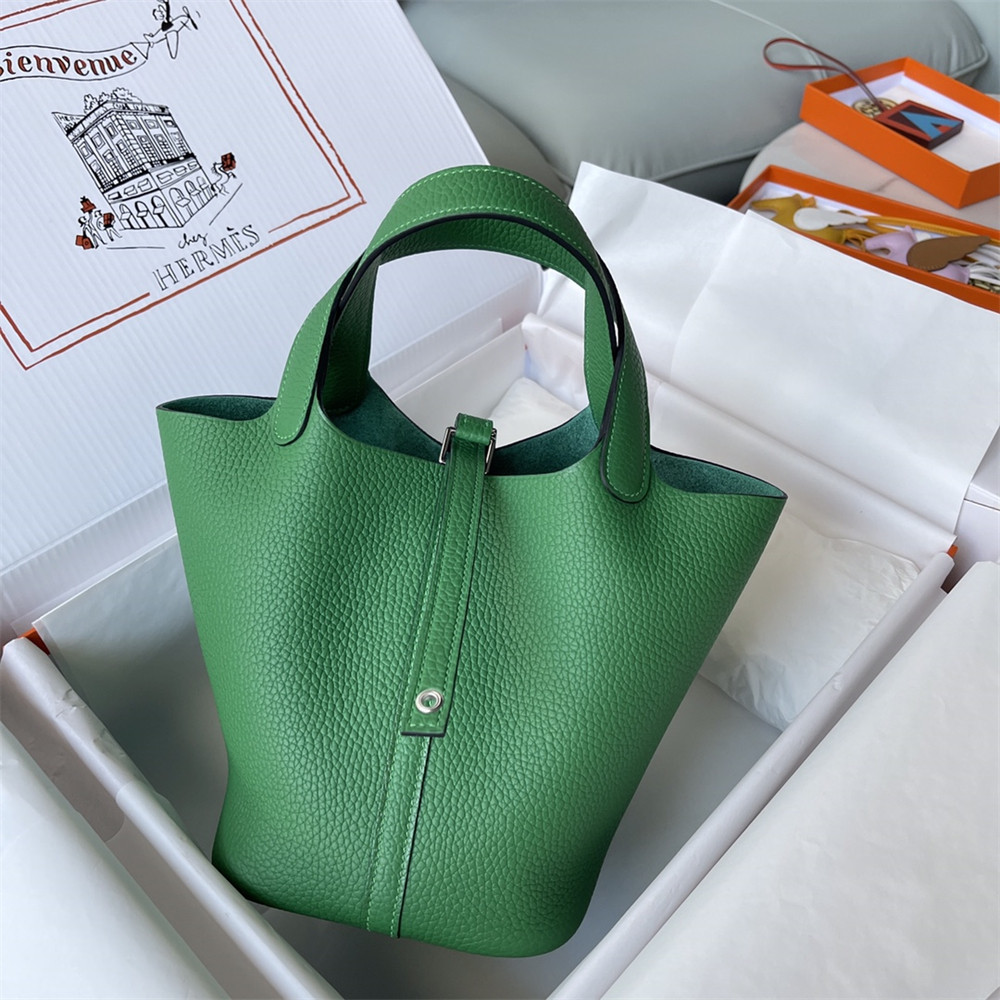 Hermès Picotin 18cm bamboo green without original box