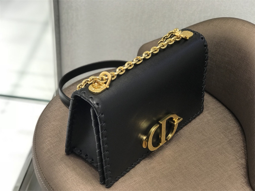 D*or 30 montaigne chain bag black