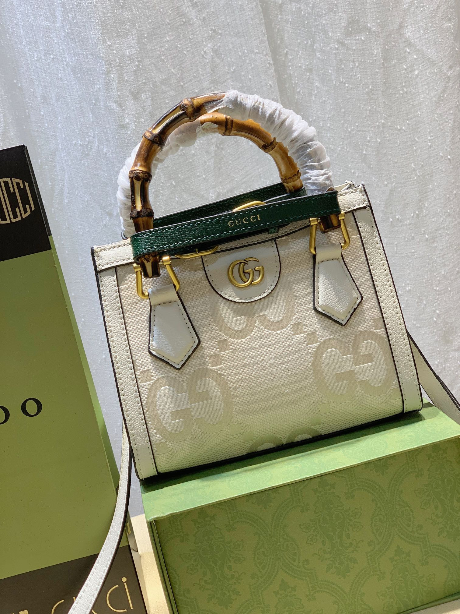 G*u*i diana mini tote bag 20w x 16h x 10d cm