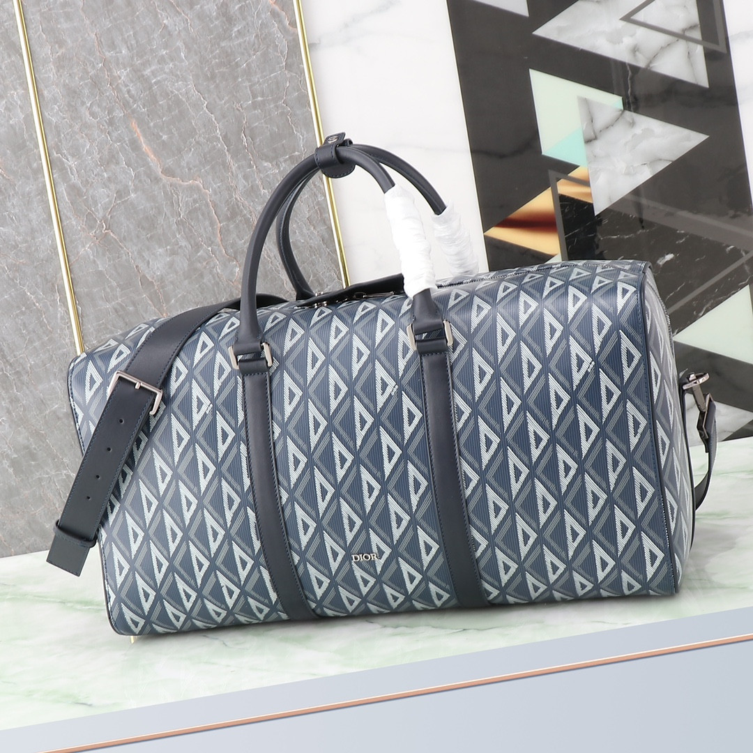 D*or lingot bag blue 50 x 25 x 21.5 cm