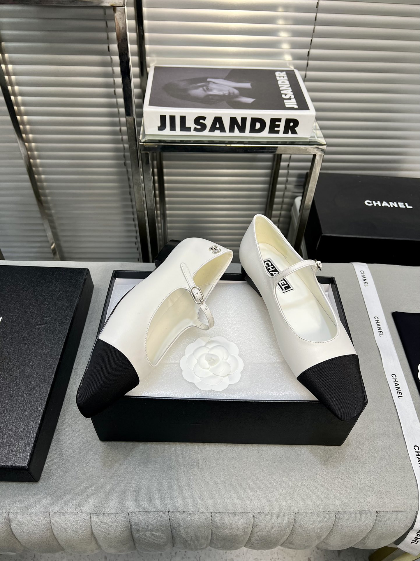 ua Ch*el mary janes lambskin