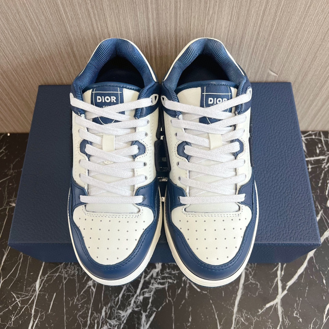 ua D*or b57 low-top sneaker navy blue and white