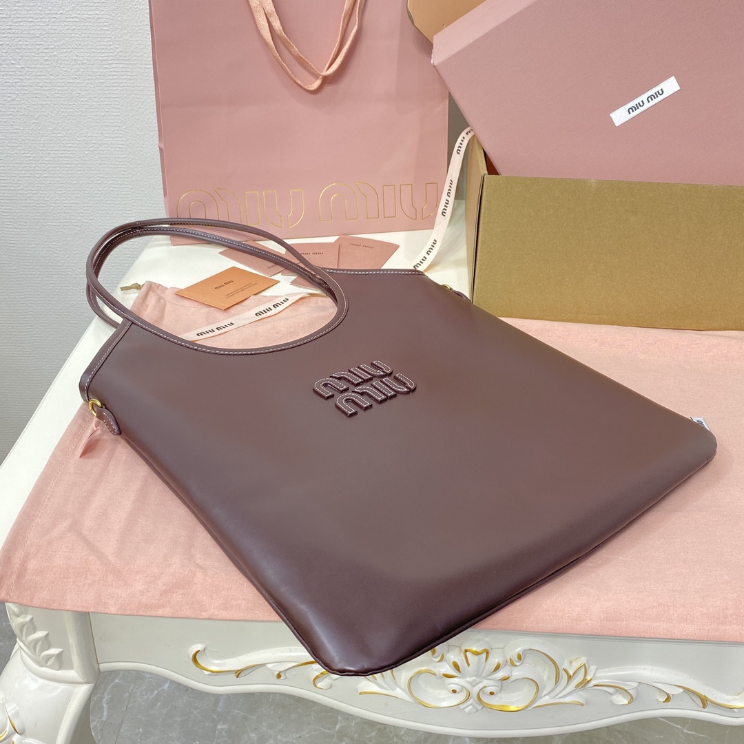 Miu Miu IVY leather bag 40x35cm