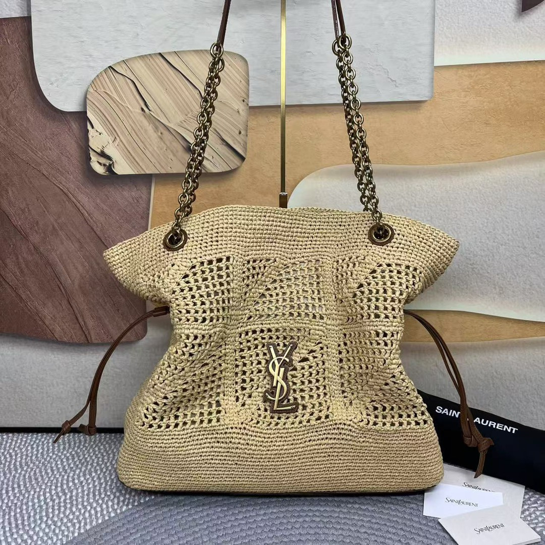 Y*L jamie shopping in raffia 35x35x10cm