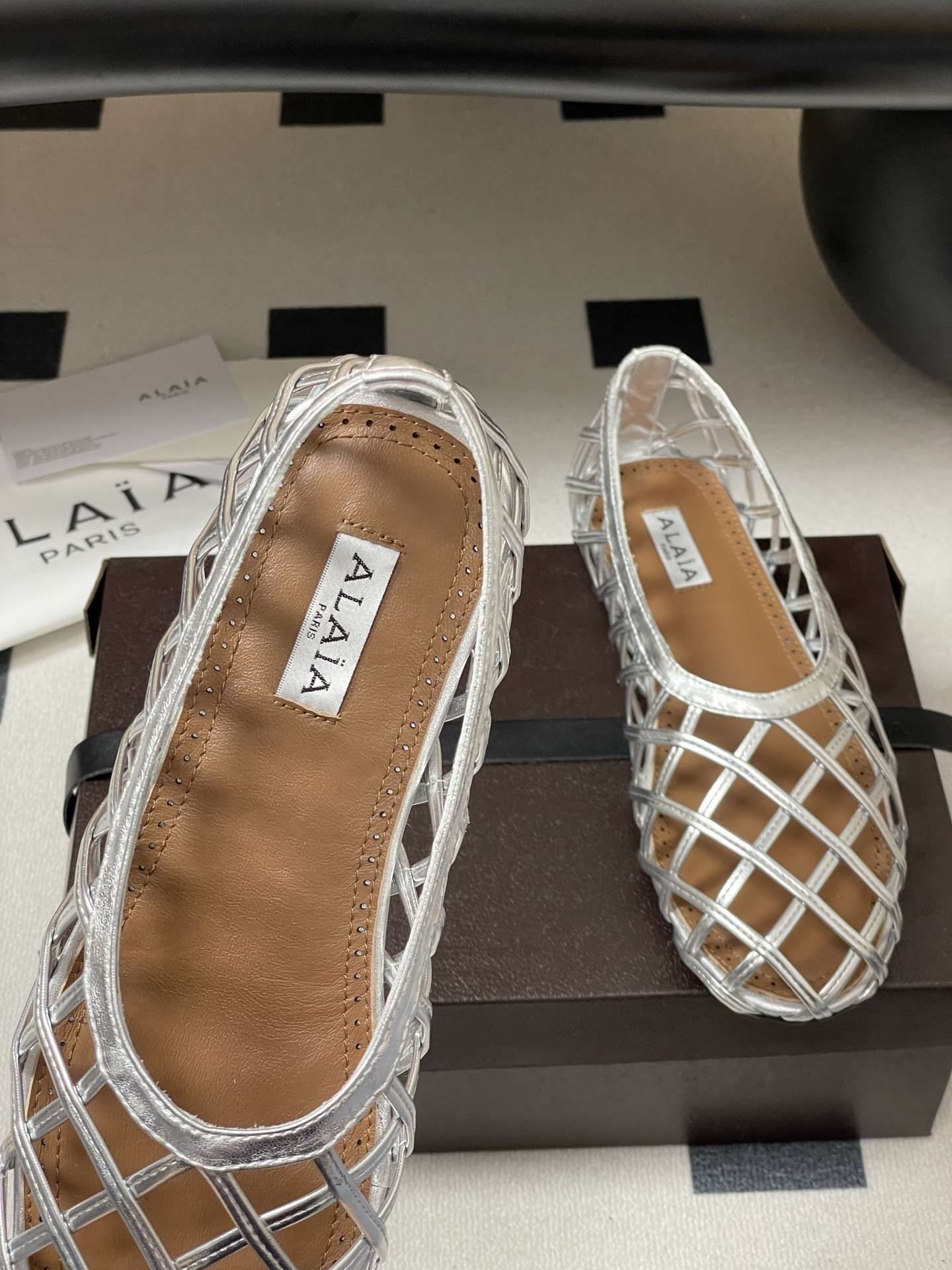 UA Alaïa CAGE BALLET FLATS(Customized Size 7-10 days production time)