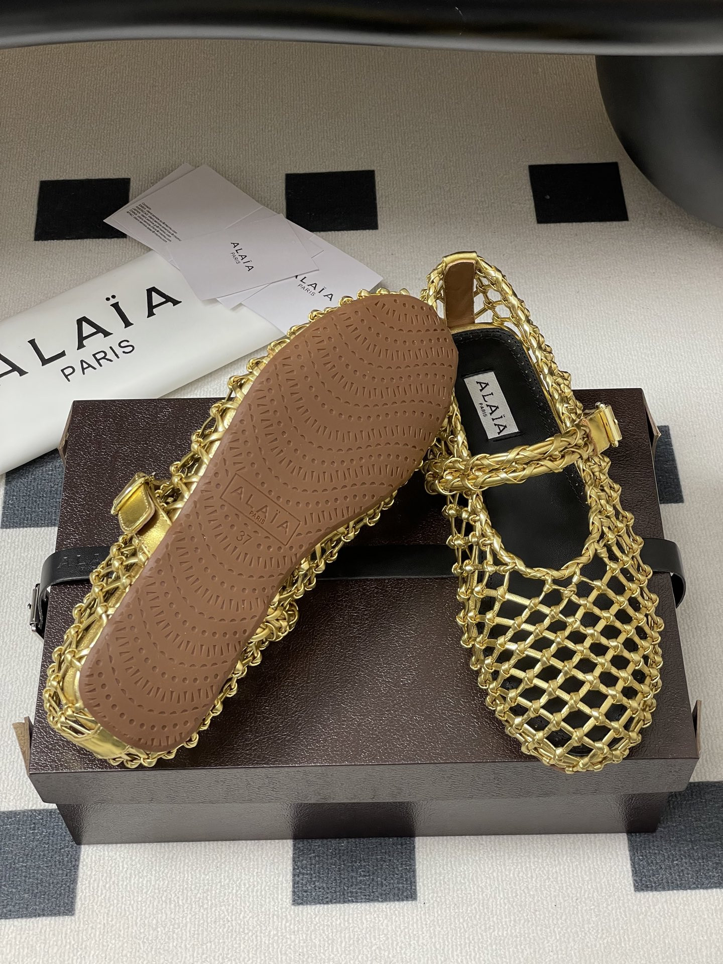 UA Alaïa BRAIDED BALLET FLATS(Customized Size 7-10 days production time)