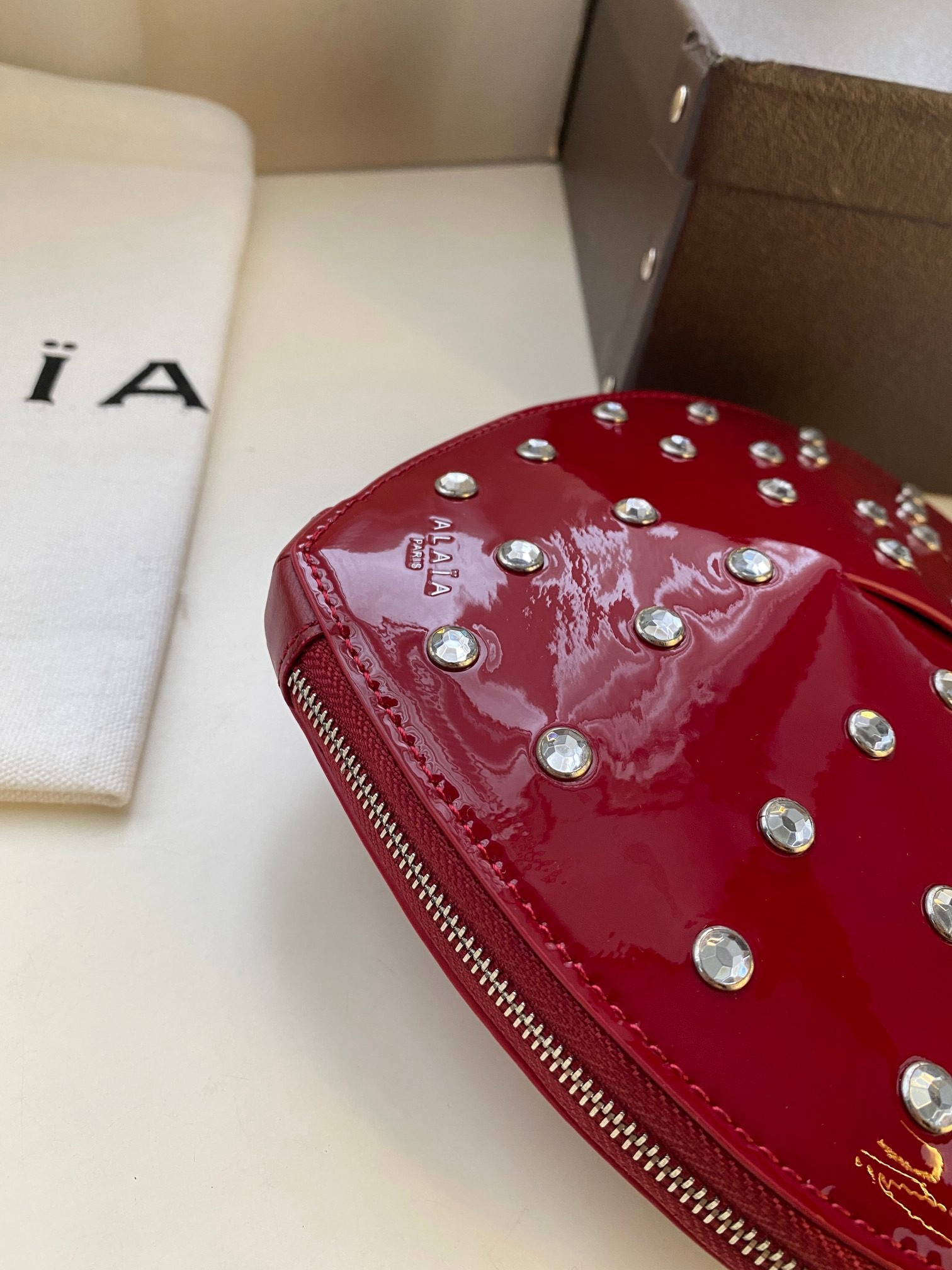 ALAÏA Le Coeur Heart Bag 18.5x20.5x5cm